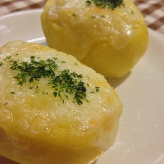 ポテトの器で☆マッシュポテトのチーズ焼き